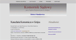 Desktop Screenshot of komornik-grojec.pl