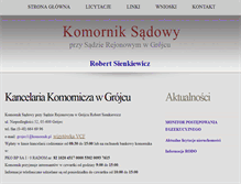 Tablet Screenshot of komornik-grojec.pl